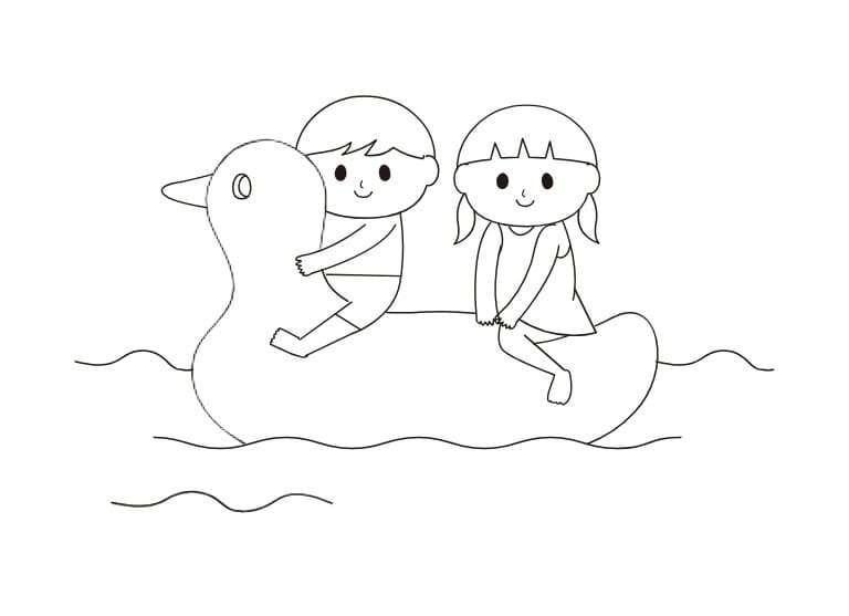 描くスポーツの日 無料 ぬりえ