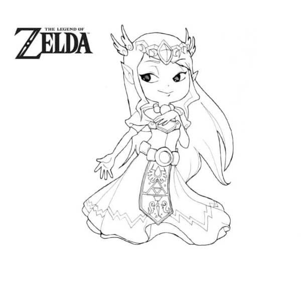 描く ゼルダ スケッチ ぬりえ
