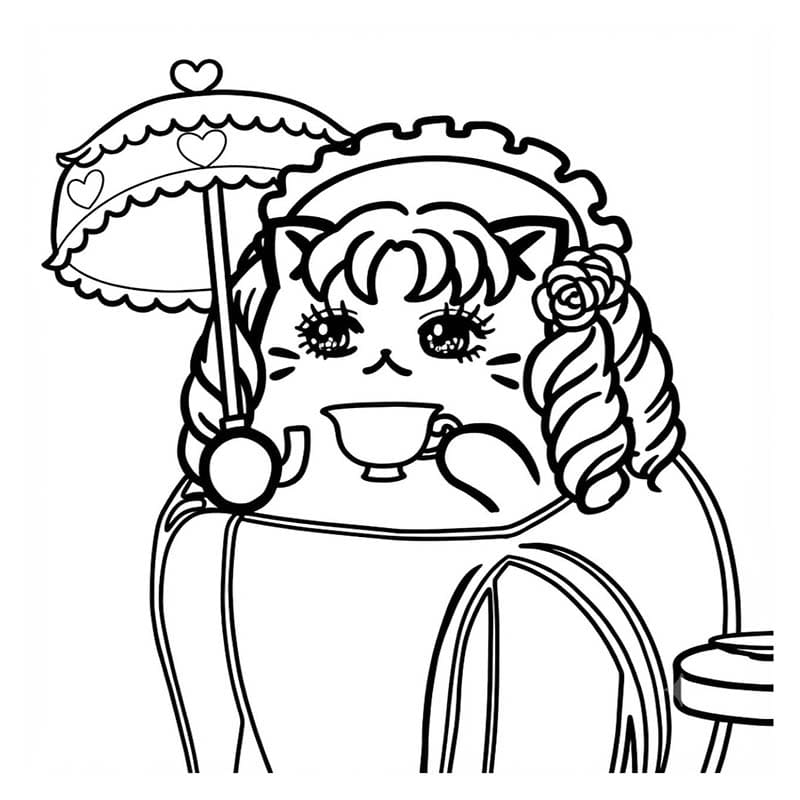 描く ばなにゃ ぬりえ