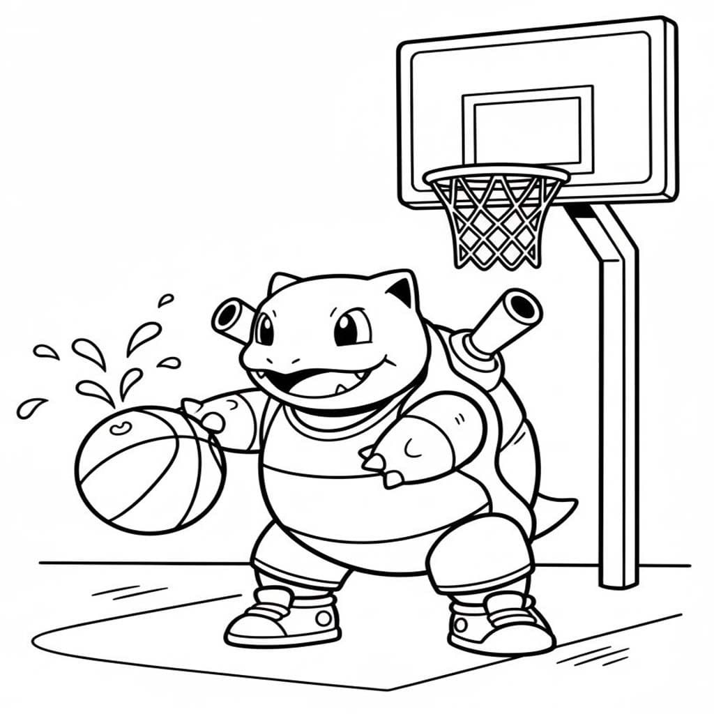 カメックス 1 ぬりえ