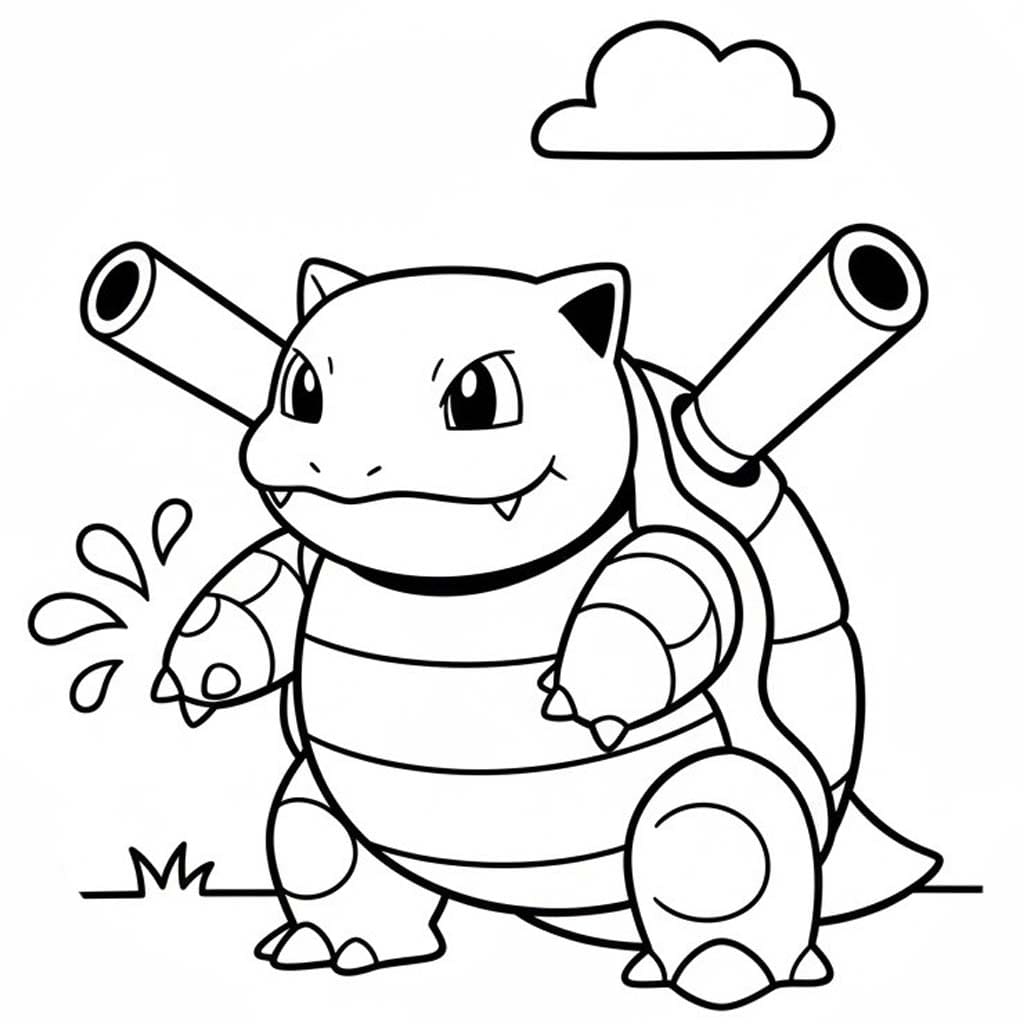 カメックス 3 ぬりえ