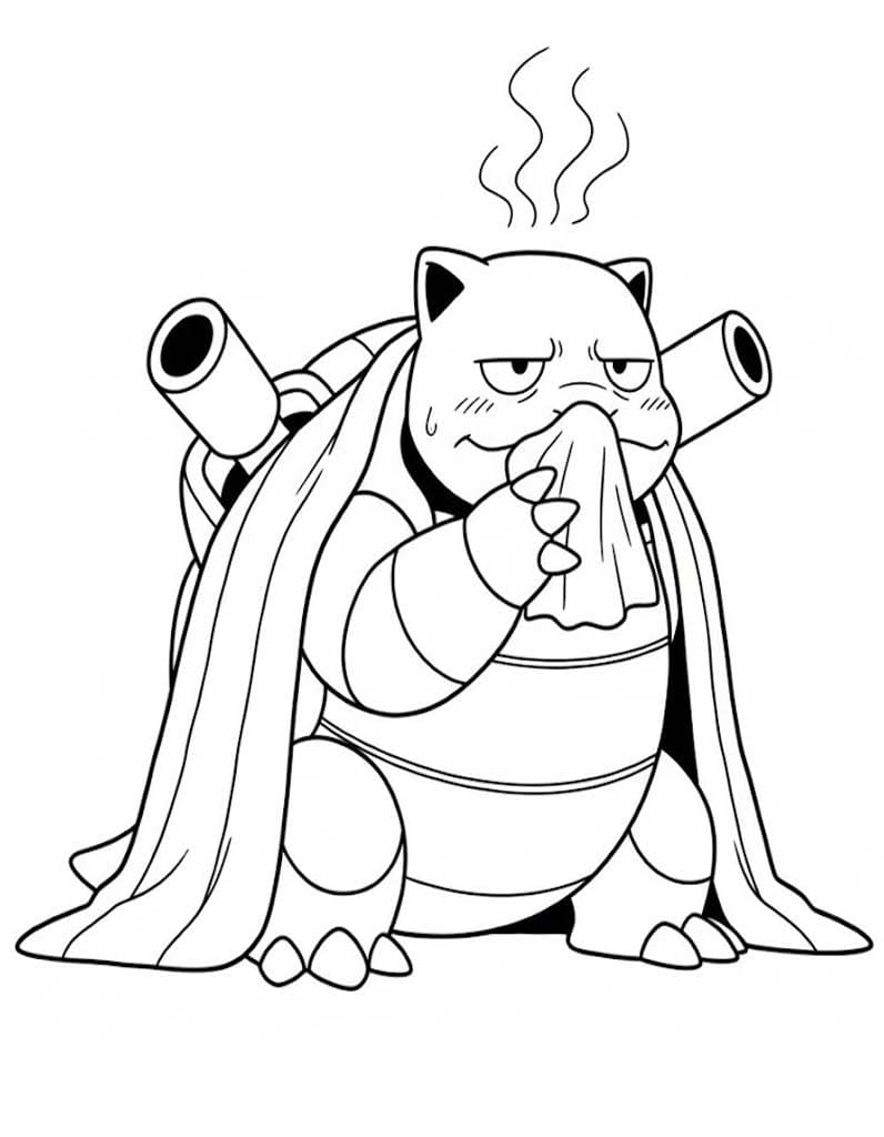 カメックス 5 ぬりえ