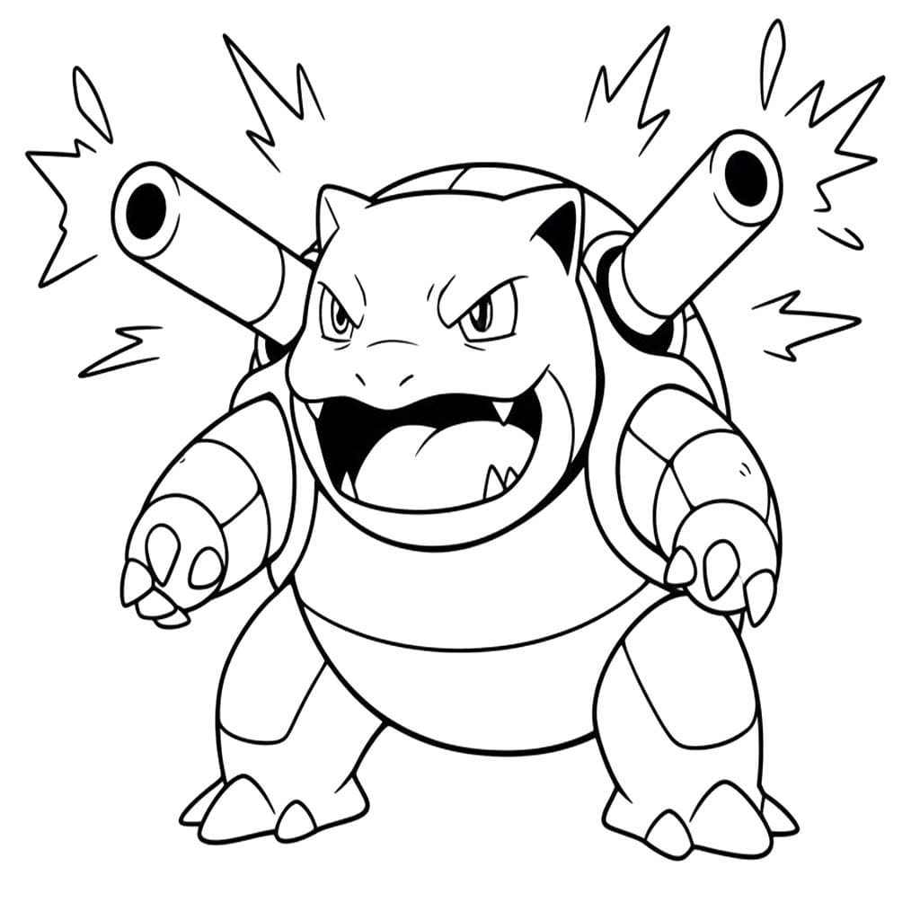 カメックス 7 ぬりえ