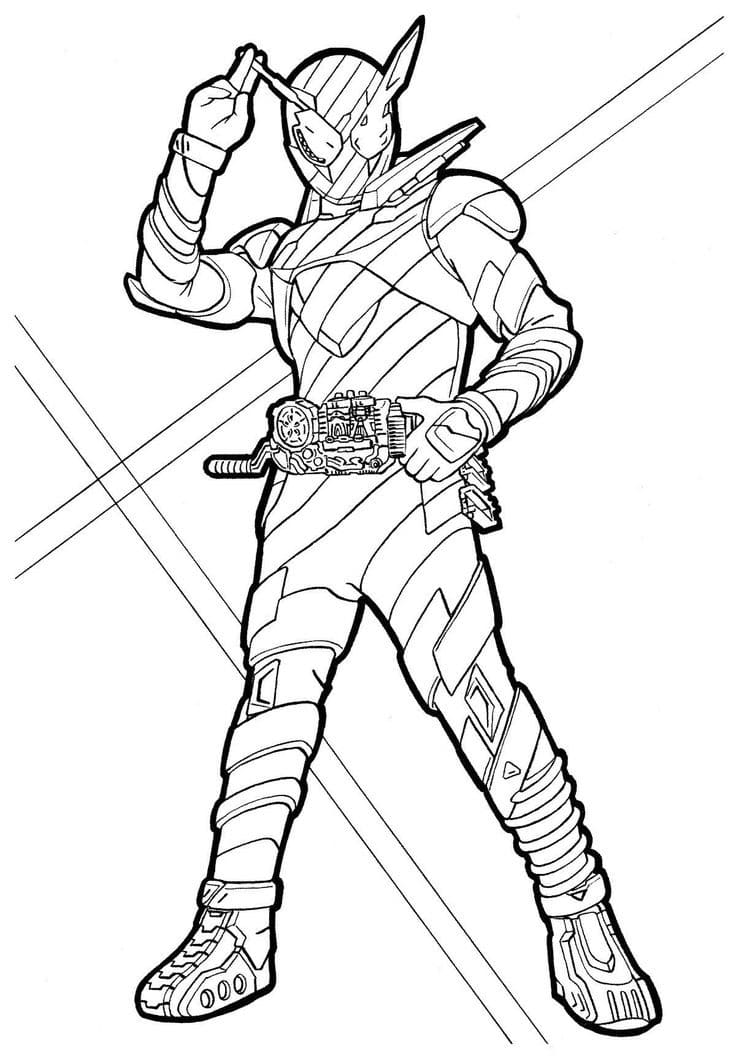 仮面 ライダー ビルド 8 ぬりえ