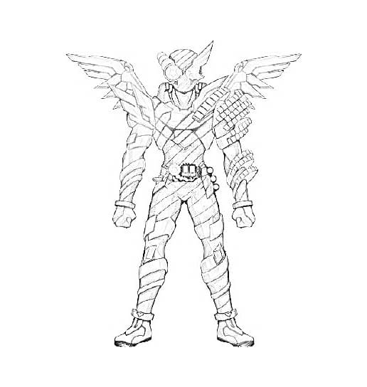 仮面 ライダー ビルド 無料 ぬりえ