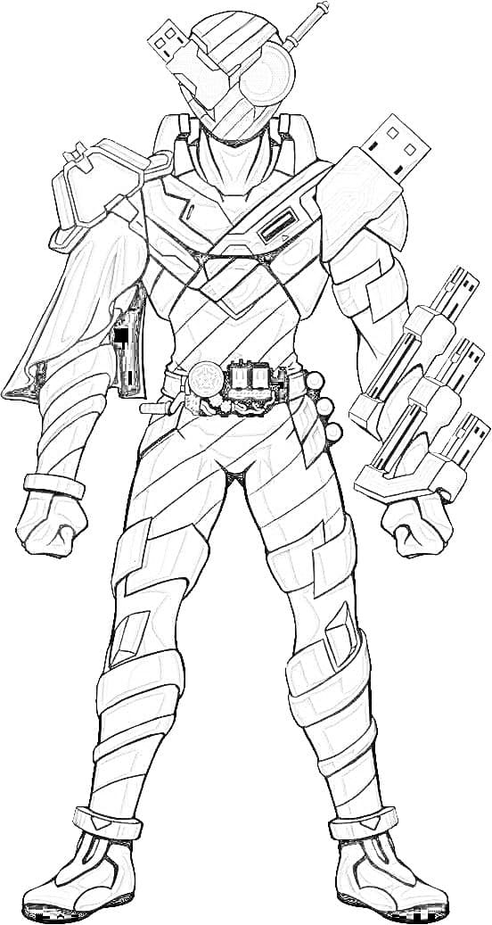 仮面 ライダー ビルド ニース ぬりえ