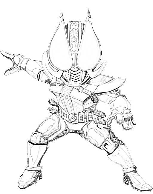 仮面 ライダー 電王 3 ぬりえ