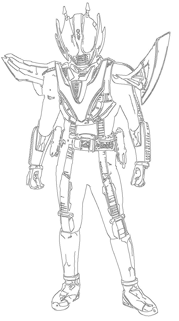 仮面 ライダー 電王 無料で描く ぬりえ