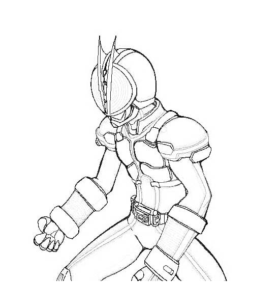 仮面 ライダー ファイズ 3 ぬりえ