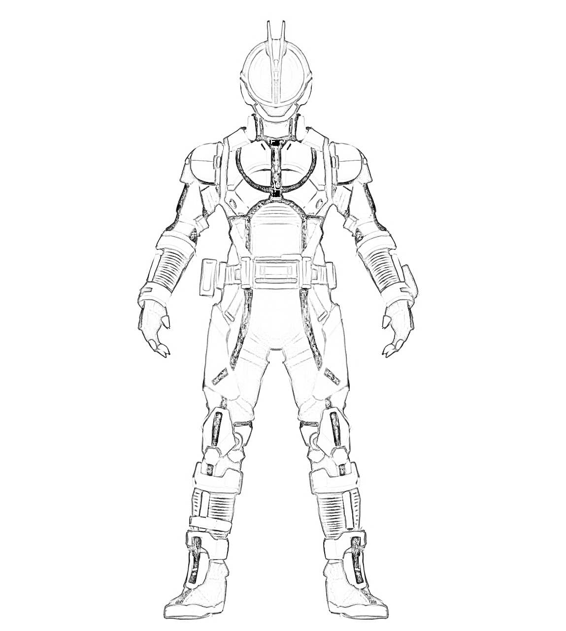 仮面 ライダー ファイズ 6 ぬりえ