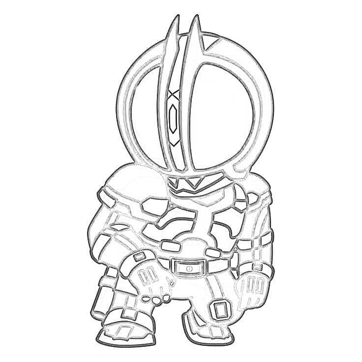 仮面 ライダー ファイズ 7 ぬりえ