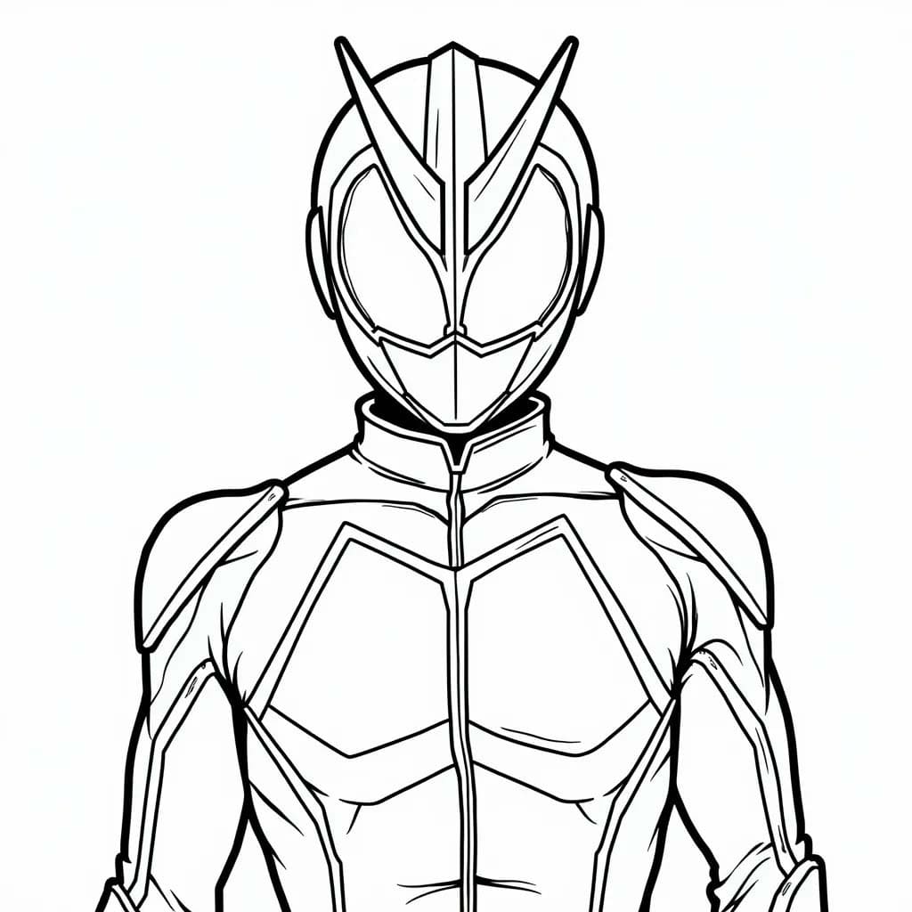 仮面 ライダー ファイズ 8 ぬりえ