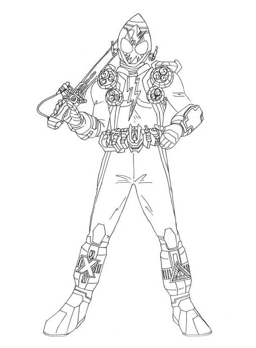 仮面 ライダー フォーゼ 7 ぬりえ