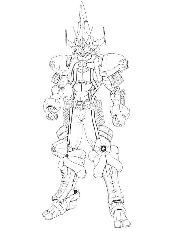 仮面 ライダー フォーゼ 8 ぬりえ