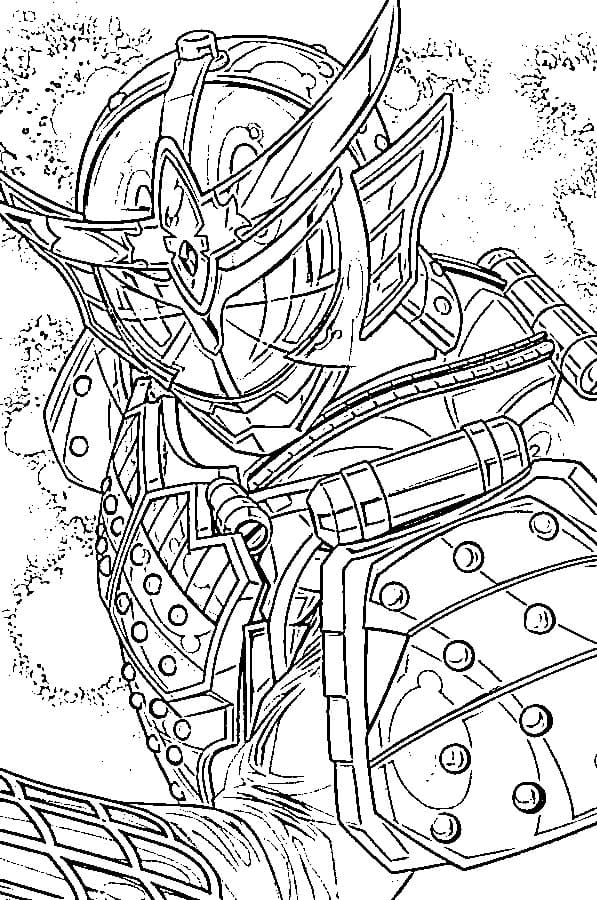 仮面 ライダー 鎧 武 画像 ぬりえ