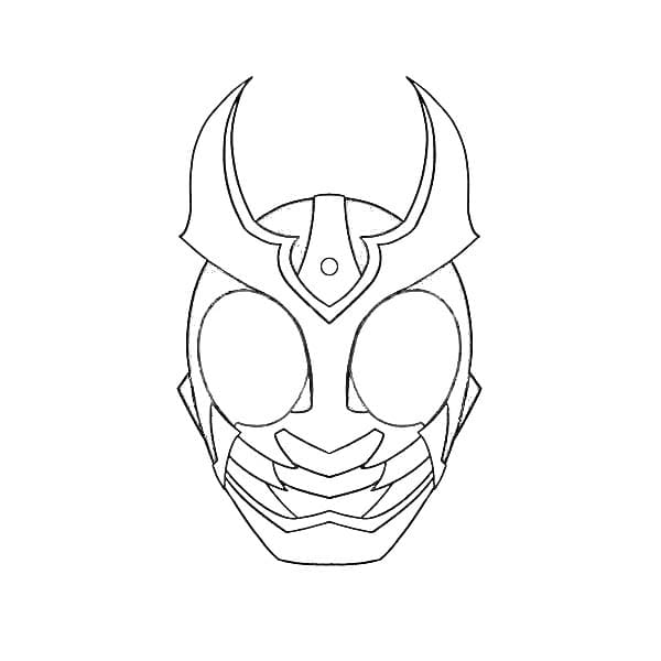 仮面ライダーアギト2 ぬりえ