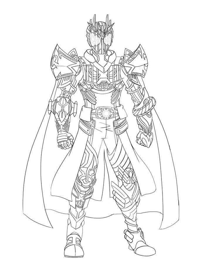 仮面ライダーディケイド 6 ぬりえ