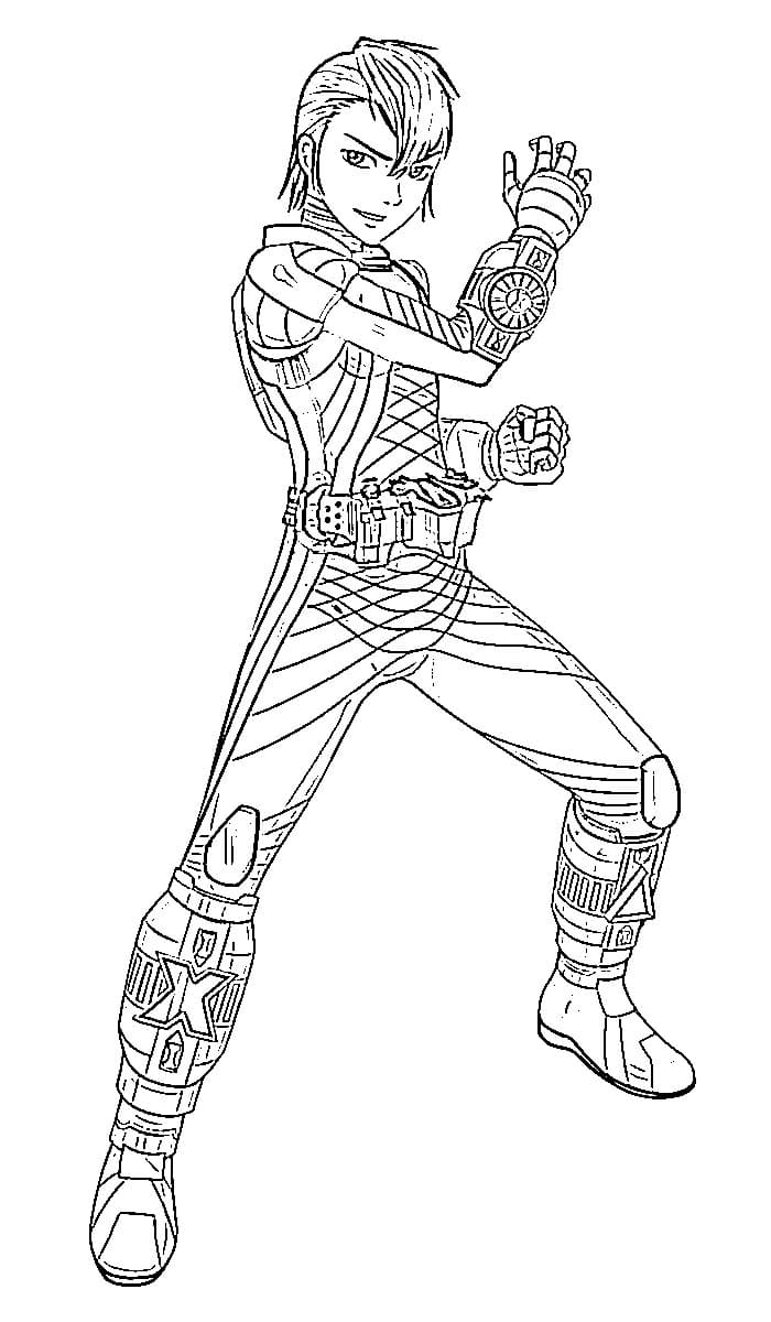 仮面ライダーフォーゼ 簡単 ぬりえ