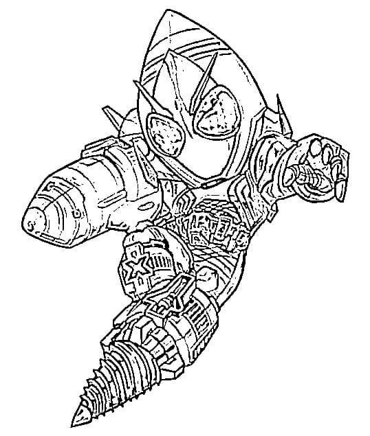 仮面ライダーフォーゼの画像 ぬりえ