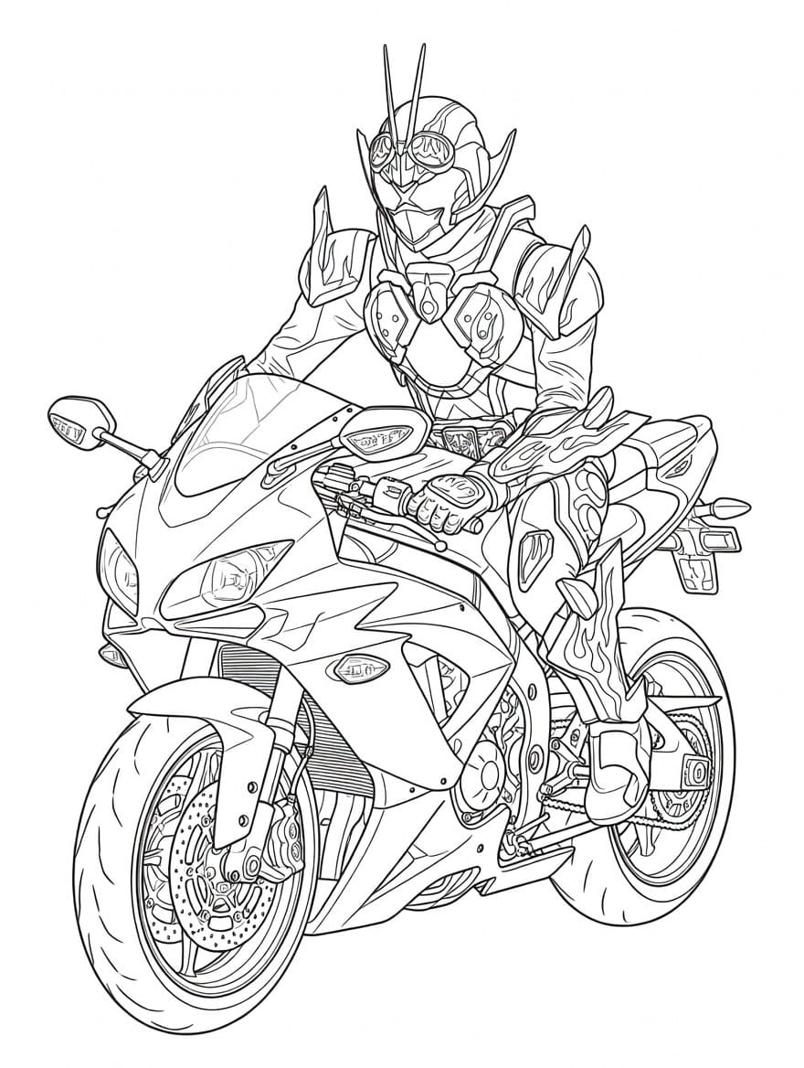 仮面ライダーガッチャード 印刷 ぬりえ