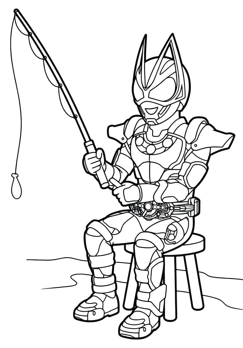 仮面ライダーギーツ 無料で印刷可能 ぬりえ