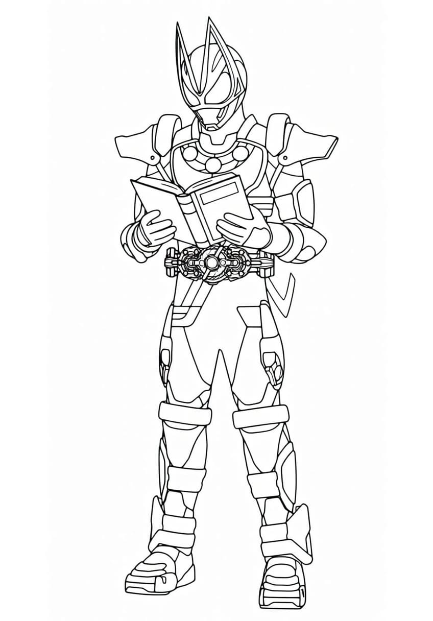 仮面ライダーギーツ 無料 ぬりえ