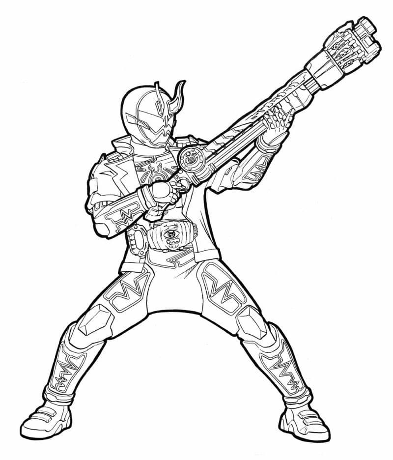 仮面ライダーゴースト 13 ぬりえ