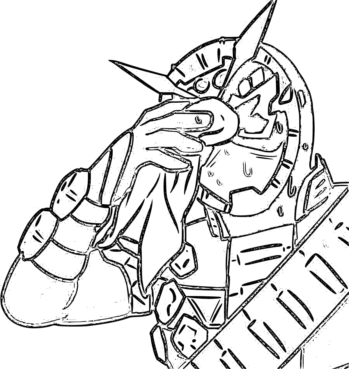 仮面ライダージオウ 10 ぬりえ