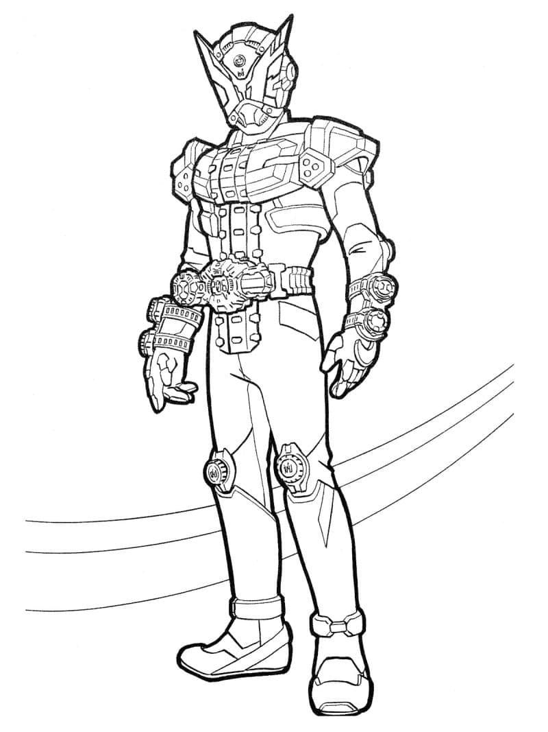 仮面ライダージオウ 15 ぬりえ
