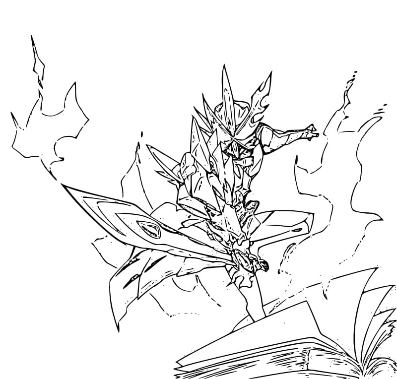 仮面ライダーセイバー 10 ぬりえ