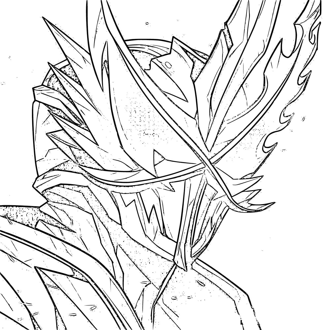 仮面ライダーセイバー 12 ぬりえ
