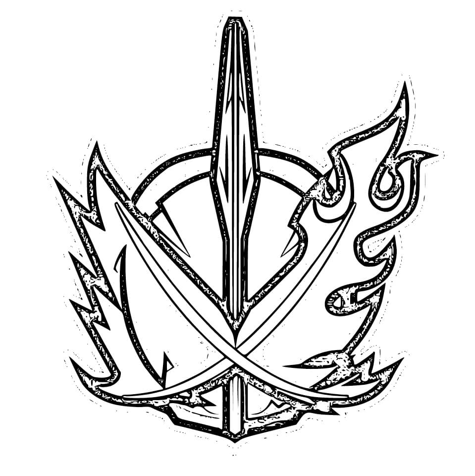 仮面ライダーセイバー 8 ぬりえ