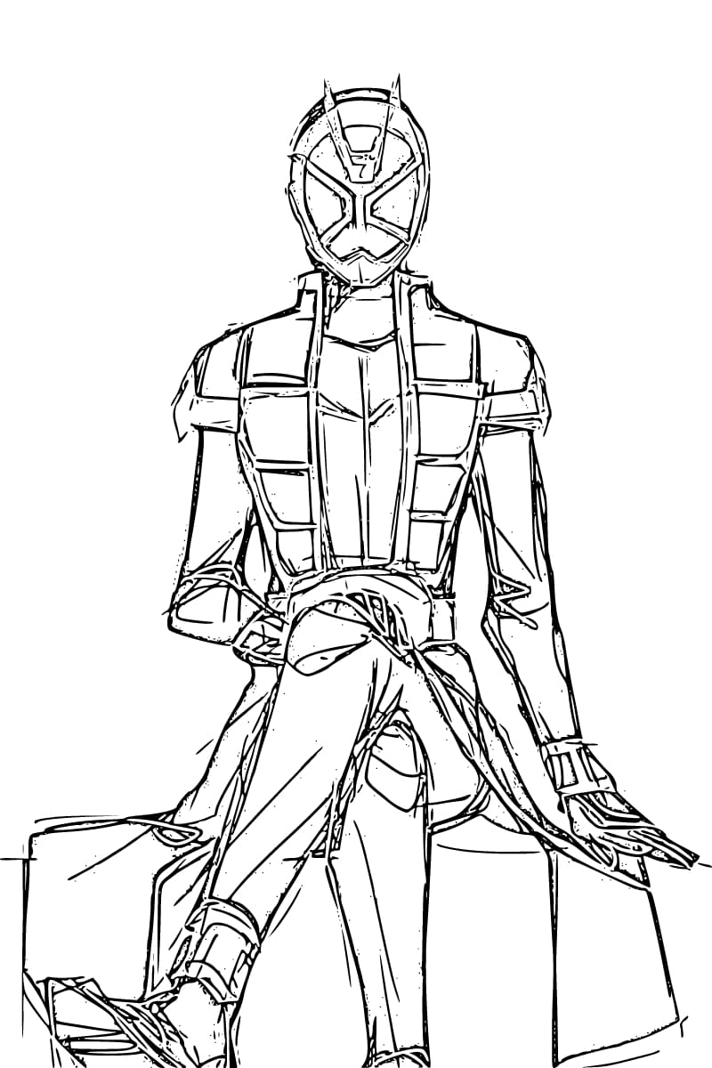 仮面ライダーウィザード 2 ぬりえ