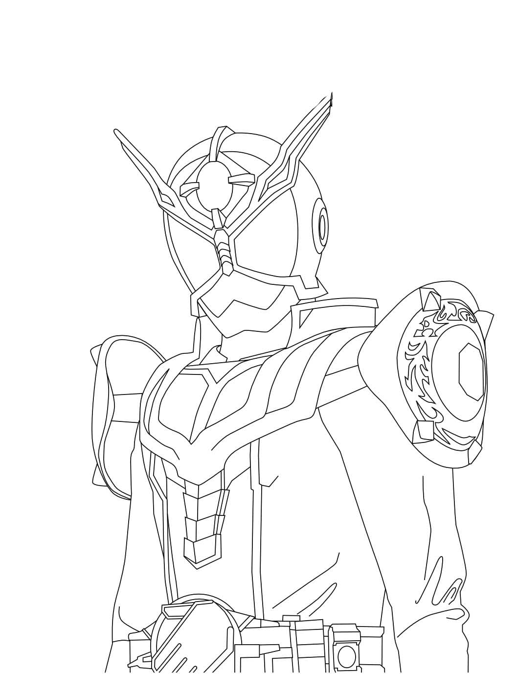 仮面ライダーウィザード ぬりえ ぬりえ