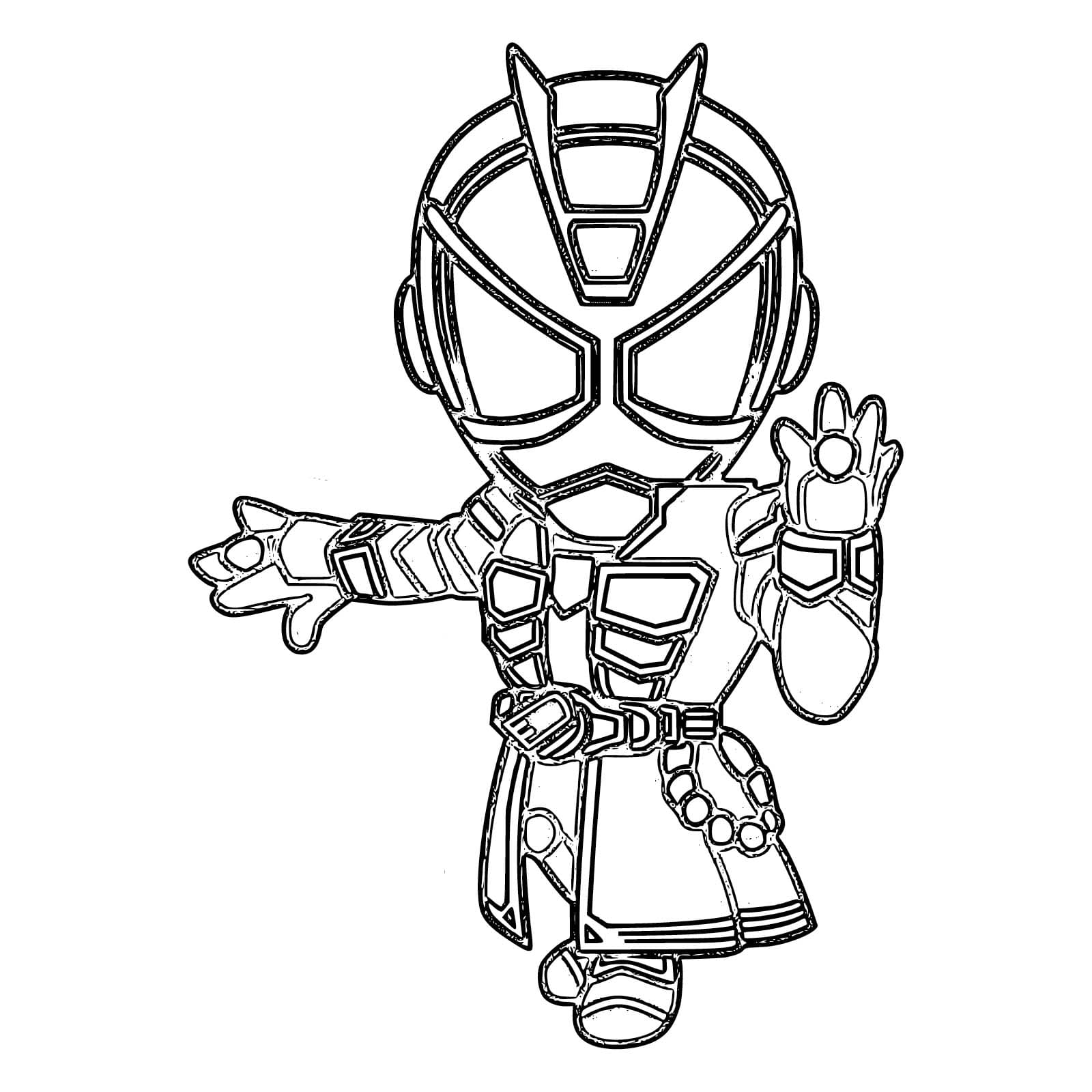 仮面ライダーウィザード 9 ぬりえ