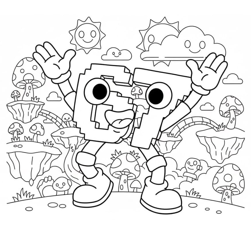 簡単 67 ブレインロット 描く ぬりえ