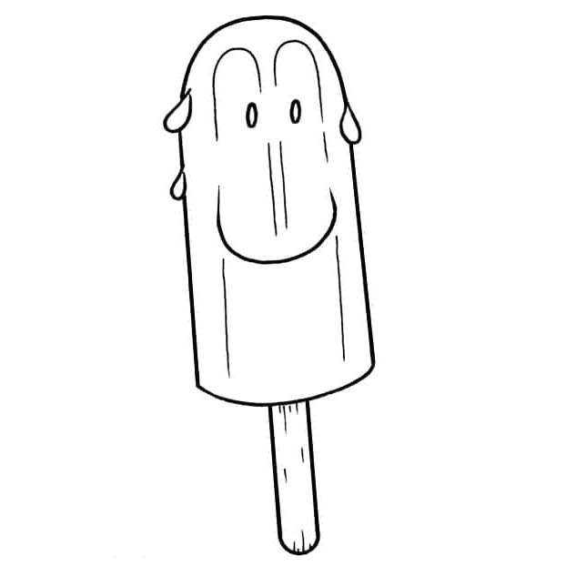 簡単 アイスキャンディー 描く ぬりえ