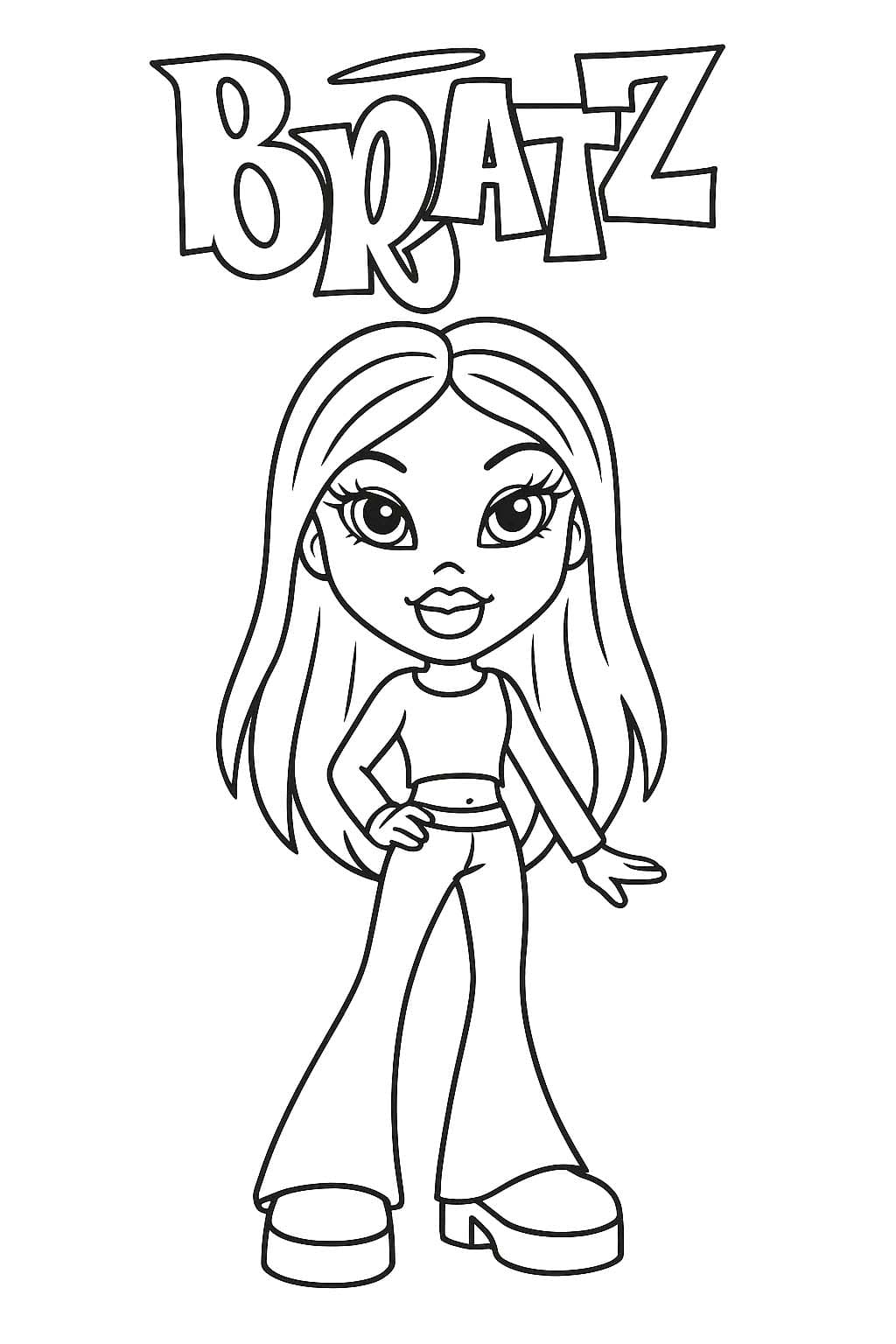 ブラッツ ぬりえ ぬりえ