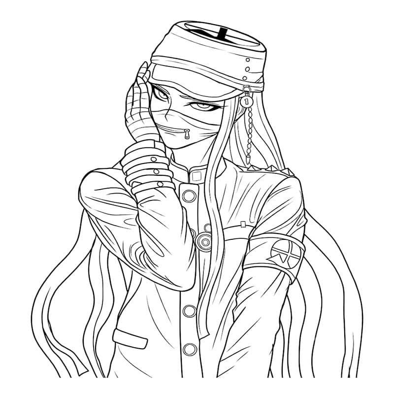 簡単 ダンガンロンパ 描く ぬりえ