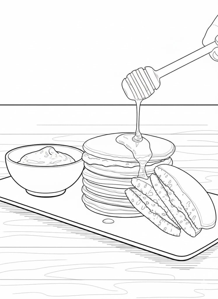 簡単 どら焼き 描く ぬりえ