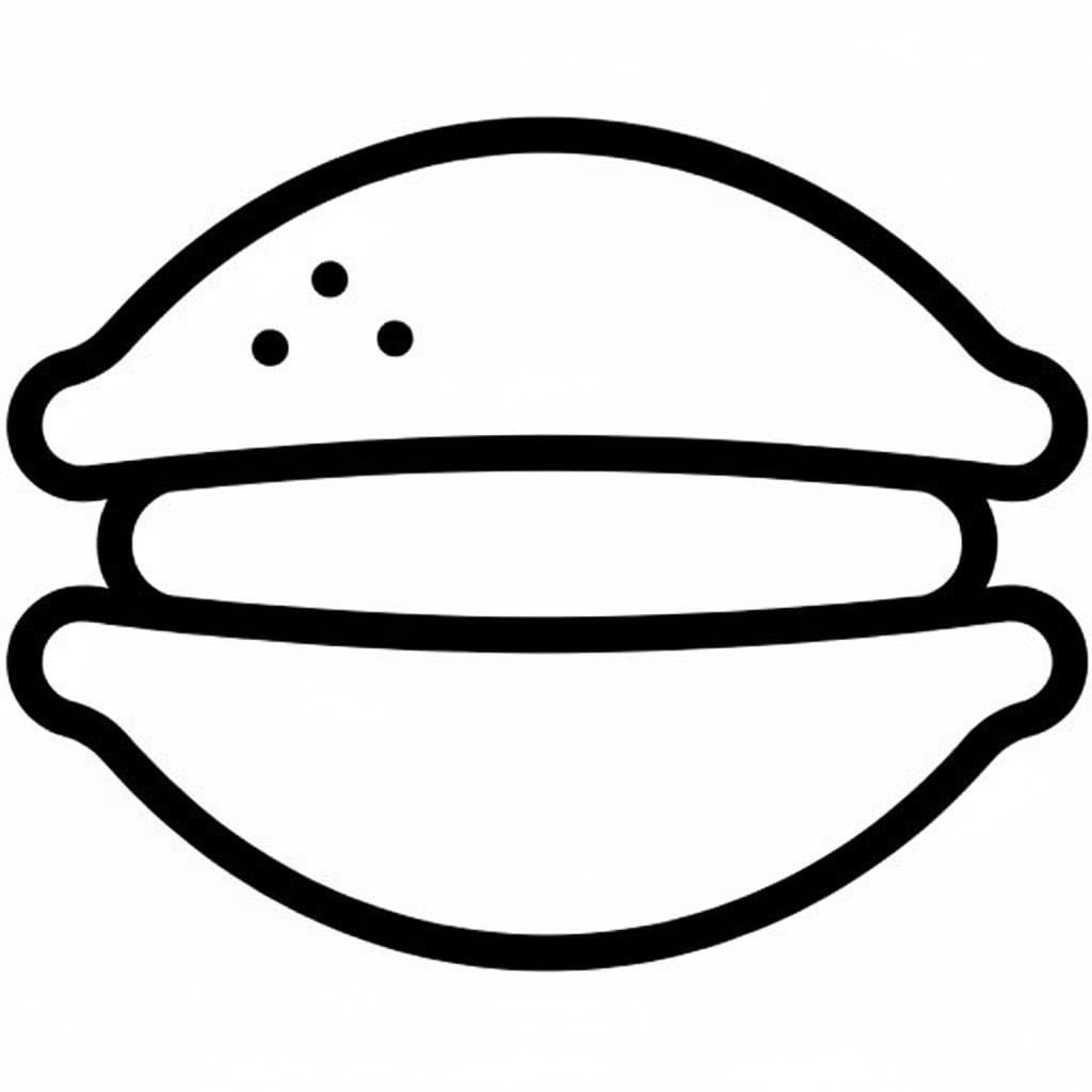 簡単 どら焼き ぬりえ