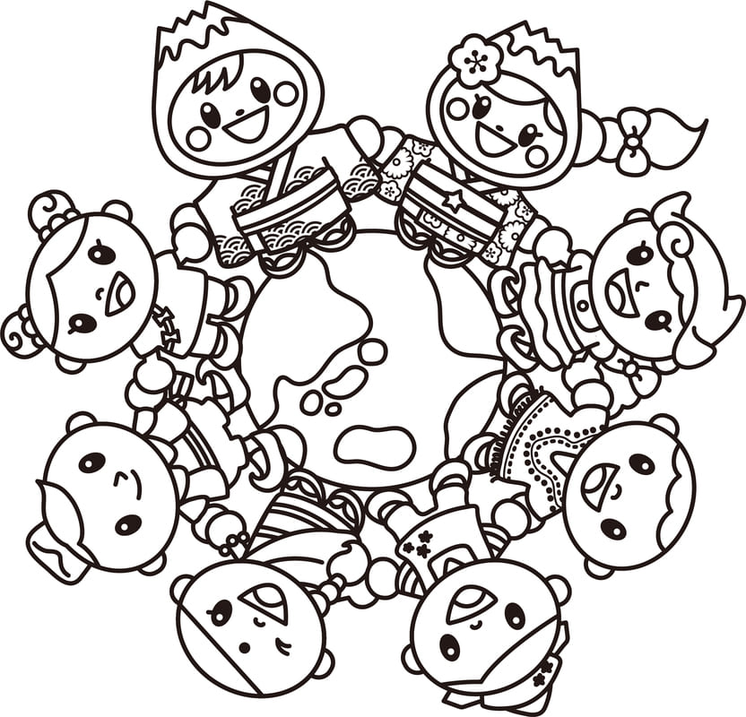 簡単 ふじっぴー 描く ぬりえ
