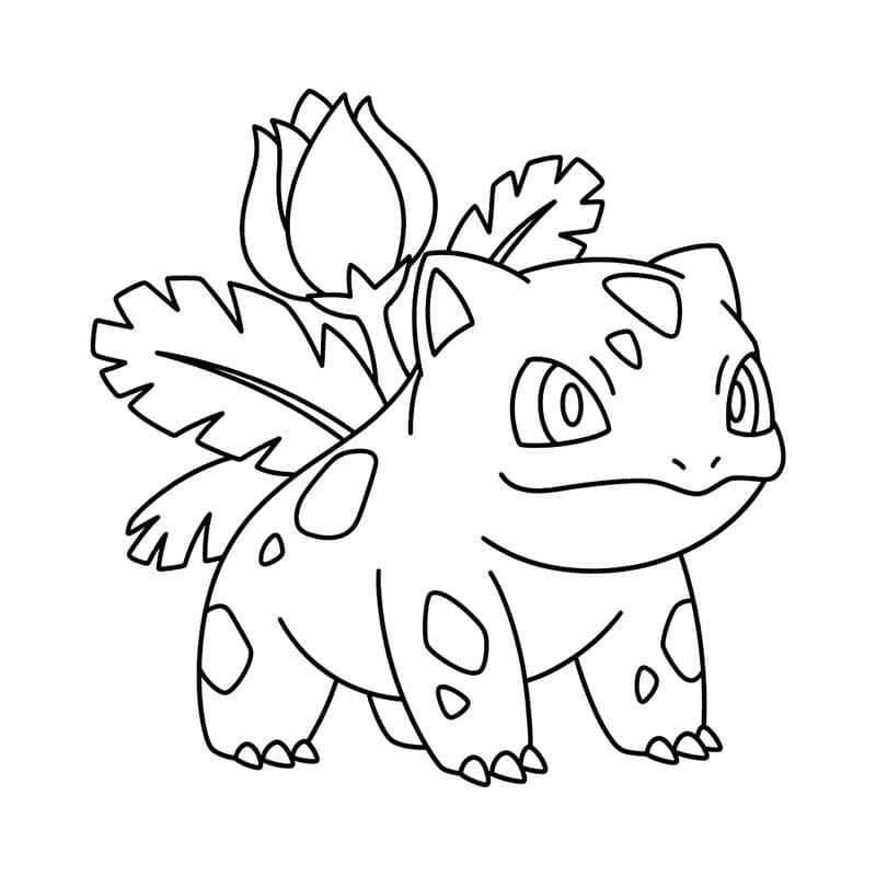 フシギソウ ぬりえ ぬりえ