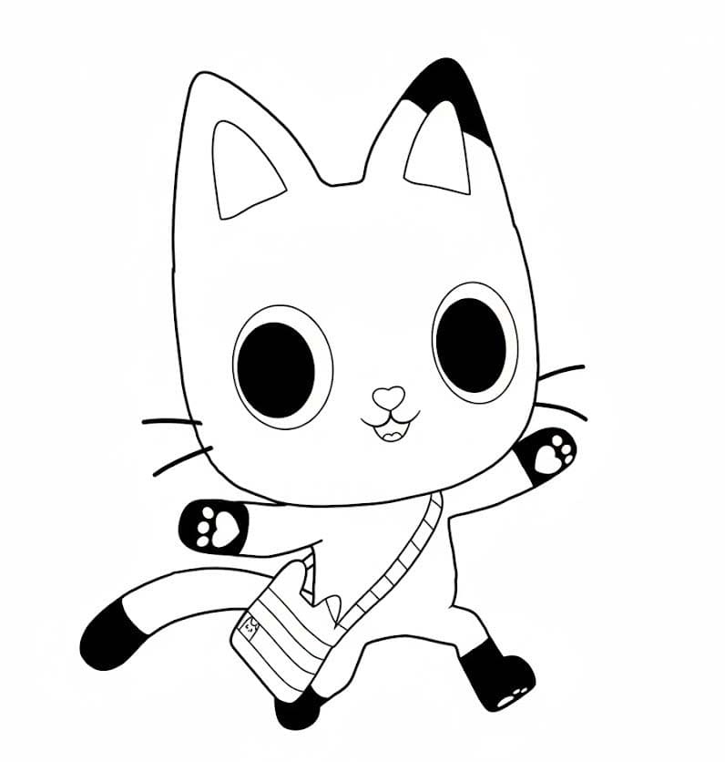 簡単 ギャビーのドールハウス ぬりえ