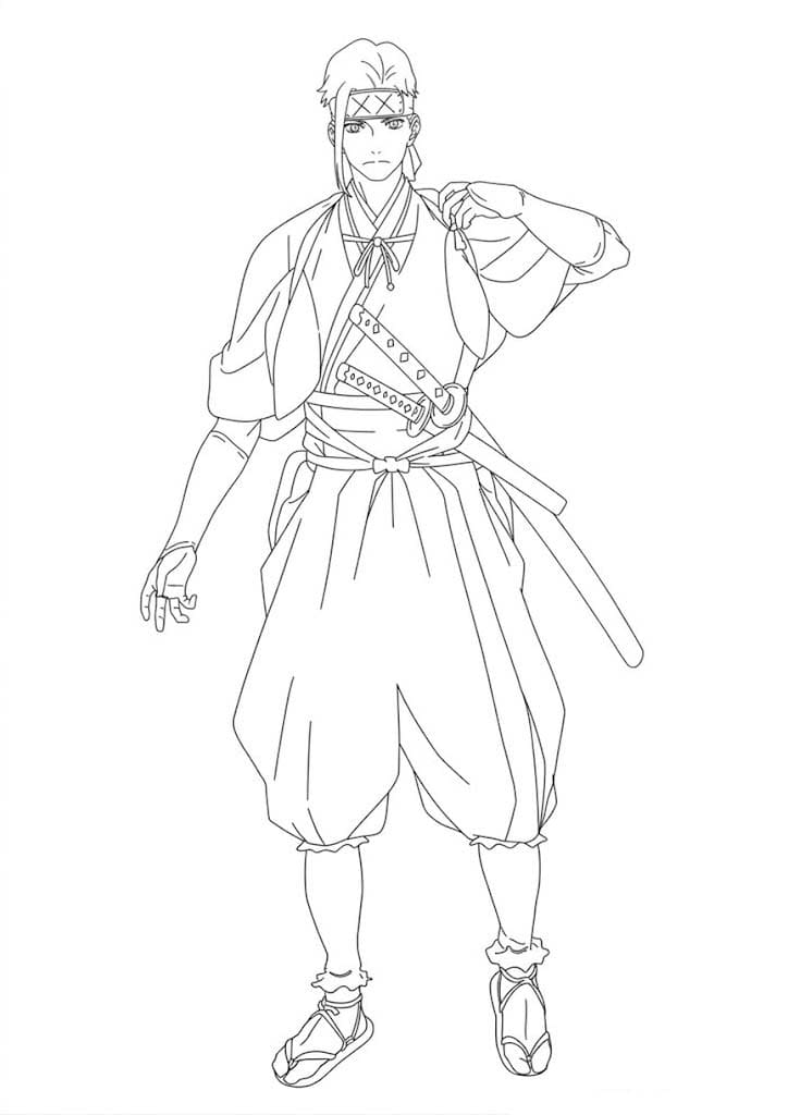 簡単 地獄楽 ぬりえ