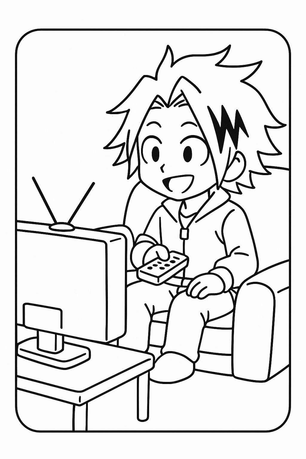 簡単 上鳴電気 描く ぬりえ