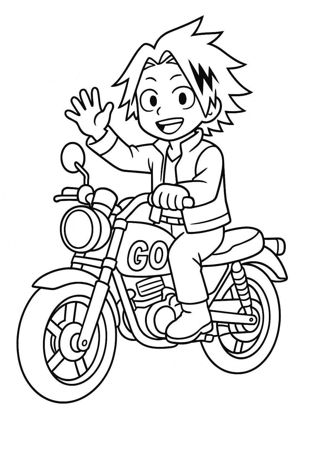 簡単 上鳴電気 ぬりえ