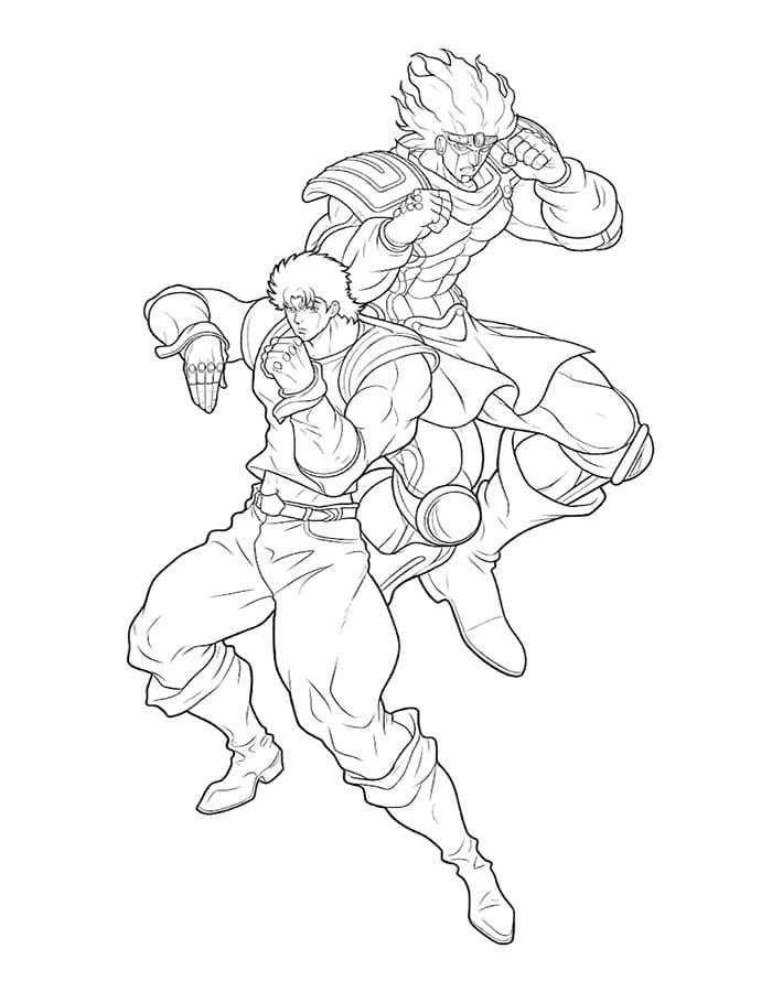簡単 ジョジョの奇妙な冒険 描く ぬりえ