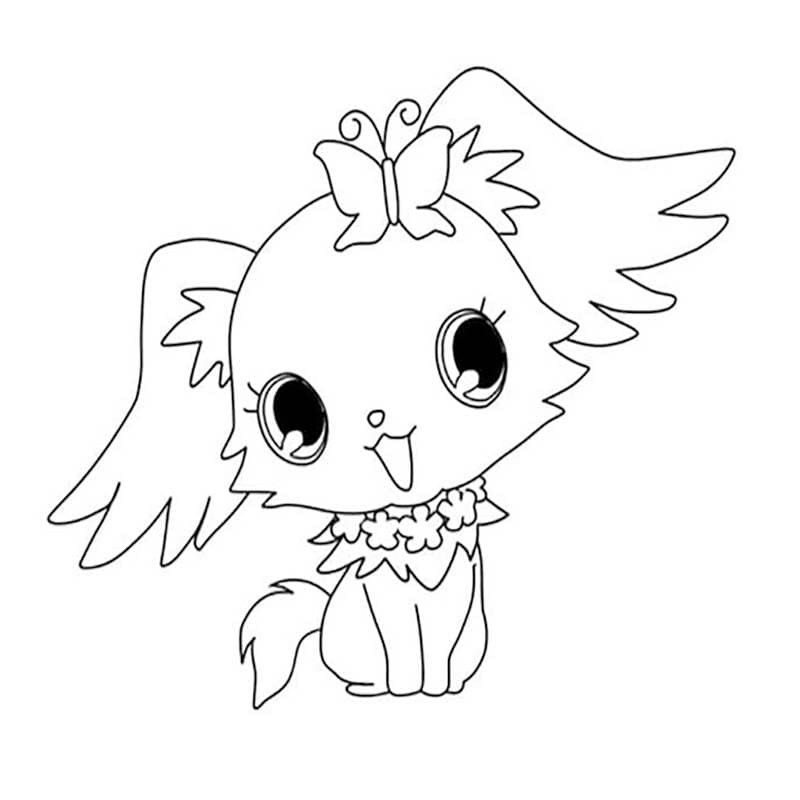 簡単 ジュエルペット 描く ぬりえ