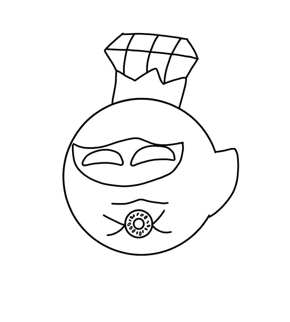 簡単 キングブー 描く ぬりえ
